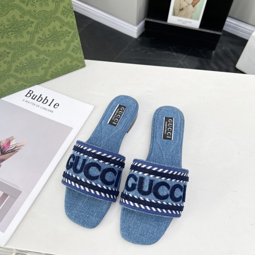 Replica Gucci Slippers For Women #1210234 $80.00 USD for Wholesale