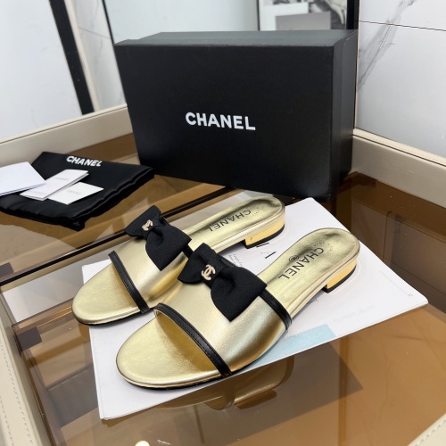 Wholesale Chanel Slippers For Women #1210239 $80.00 USD, Wholesale Quality Replica Chanel Slippers