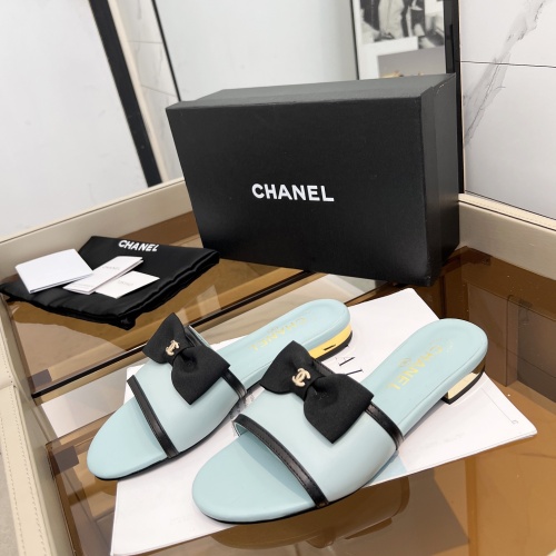 Wholesale Chanel Slippers For Women #1210243 $80.00 USD, Wholesale Quality Replica Chanel Slippers