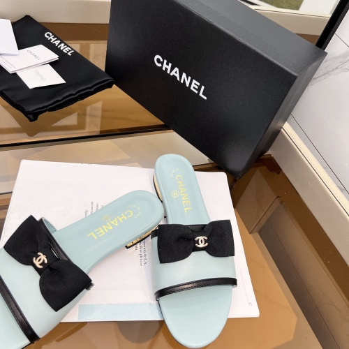 Replica Chanel Slippers For Women #1210243 $80.00 USD for Wholesale