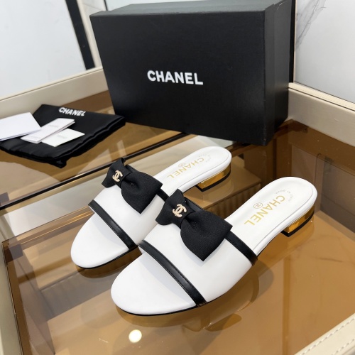 Wholesale Chanel Slippers For Women #1210245 $80.00 USD, Wholesale Quality Replica Chanel Slippers