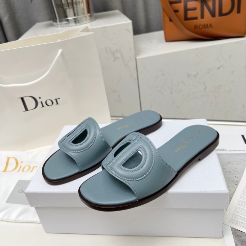 Wholesale Christian Dior Slippers For Women #1210256 $82.00 USD, Wholesale Quality Replica Christian Dior Slippers