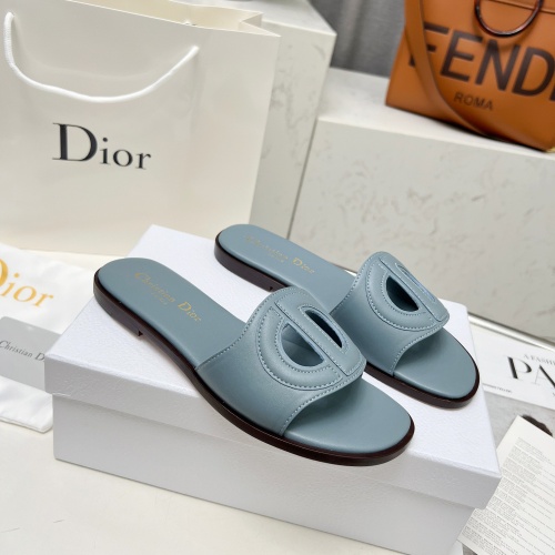 Replica Christian Dior Slippers For Women #1210256 $82.00 USD for Wholesale