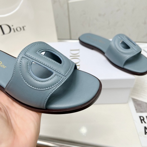 Replica Christian Dior Slippers For Women #1210256 $82.00 USD for Wholesale