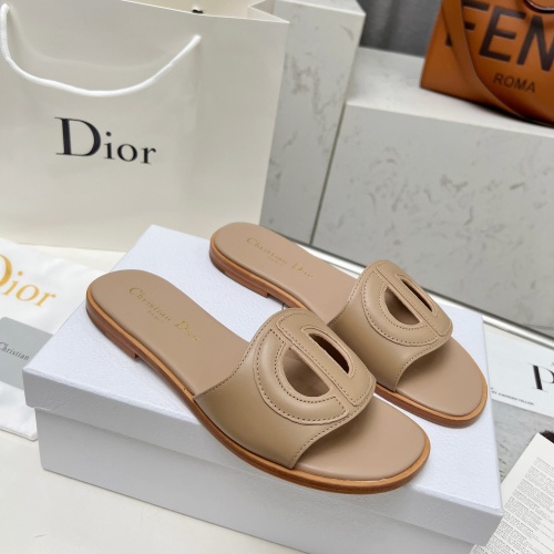 Replica Christian Dior Slippers For Women #1210259 $82.00 USD for Wholesale