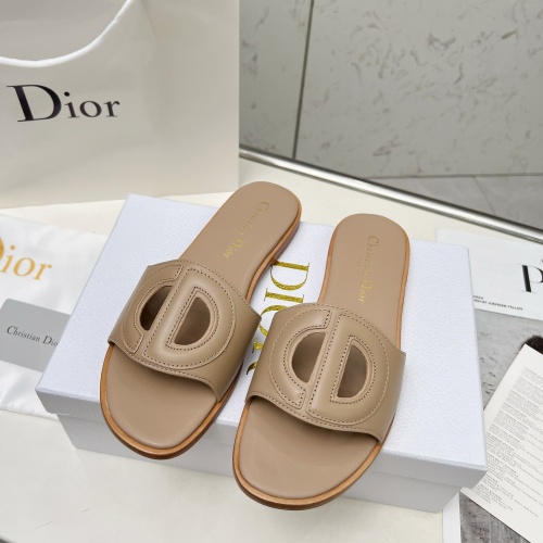 Replica Christian Dior Slippers For Women #1210259 $82.00 USD for Wholesale