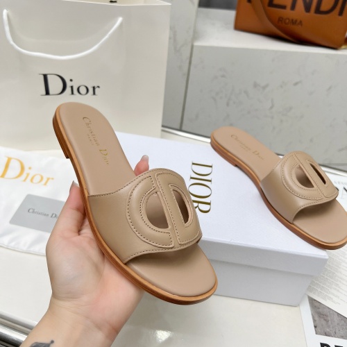 Replica Christian Dior Slippers For Women #1210259 $82.00 USD for Wholesale