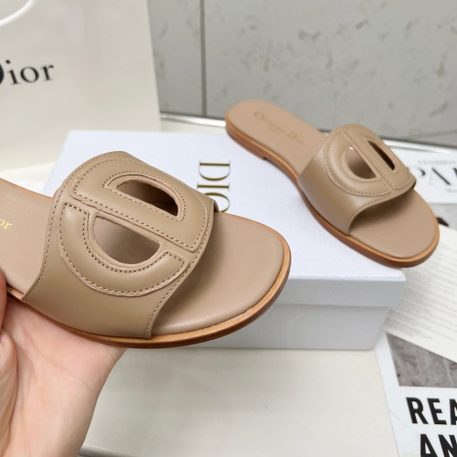 Replica Christian Dior Slippers For Women #1210259 $82.00 USD for Wholesale