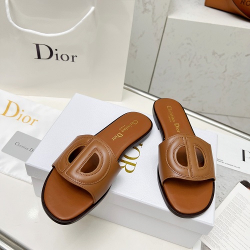 Replica Christian Dior Slippers For Women #1210262 $82.00 USD for Wholesale