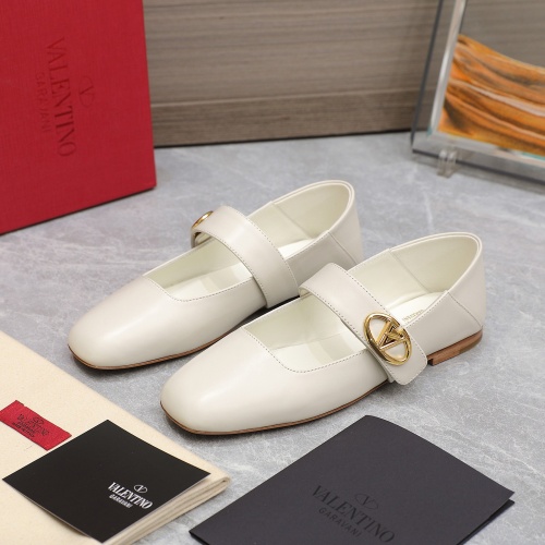 Wholesale Valentino Flat Shoes For Women #1210336 $108.00 USD, Wholesale Quality Replica Valentino Flat Shoes