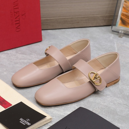 Wholesale Valentino Flat Shoes For Women #1210337 $108.00 USD, Wholesale Quality Replica Valentino Flat Shoes