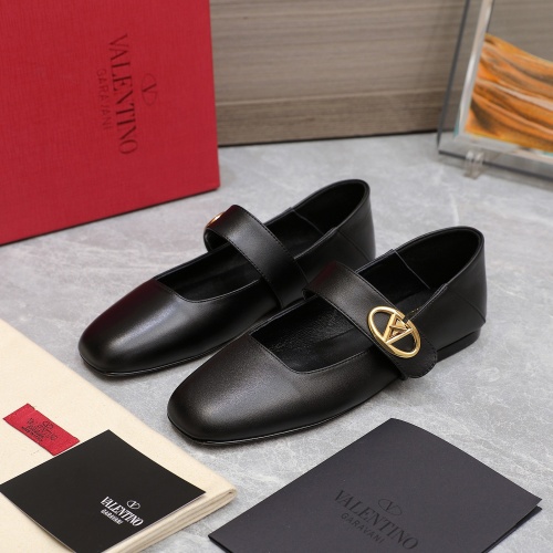 Wholesale Valentino Flat Shoes For Women #1210340 $108.00 USD, Wholesale Quality Replica Valentino Flat Shoes