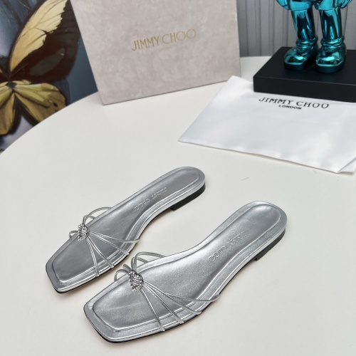 Replica Jimmy Choo Slippers For Women #1210373 $98.00 USD for Wholesale