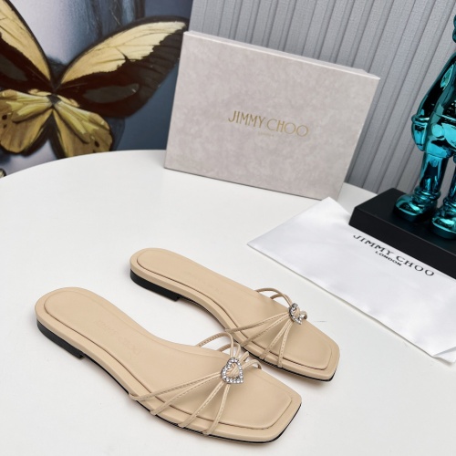 Replica Jimmy Choo Slippers For Women #1210377 $98.00 USD for Wholesale