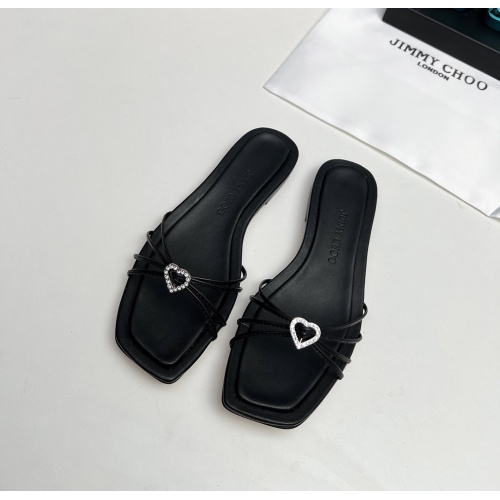 Wholesale Jimmy Choo Slippers For Women #1210379 $98.00 USD, Wholesale Quality Replica Jimmy Choo Slippers