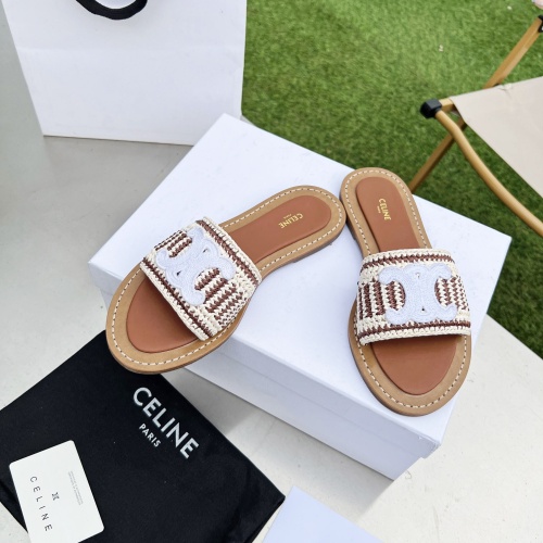 Replica Celine Slippers For Women #1210389 $85.00 USD for Wholesale