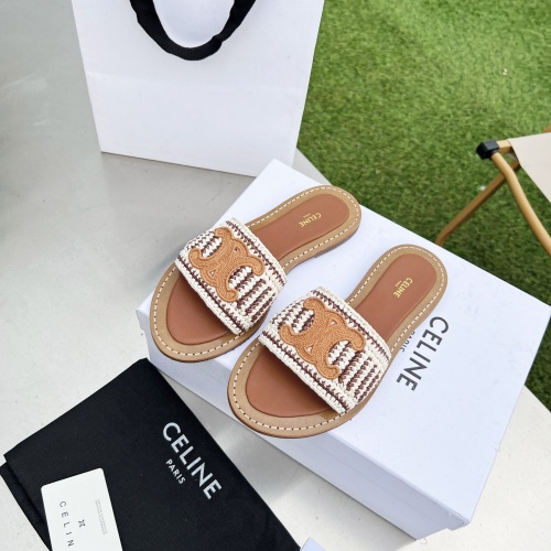 Wholesale Celine Slippers For Women #1210390 $85.00 USD, Wholesale Quality Replica Celine Slippers