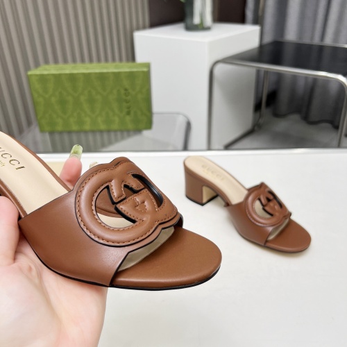 Replica Gucci Slippers For Women #1210395 $85.00 USD for Wholesale