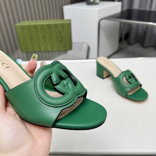 Replica Gucci Slippers For Women #1210403 $85.00 USD for Wholesale