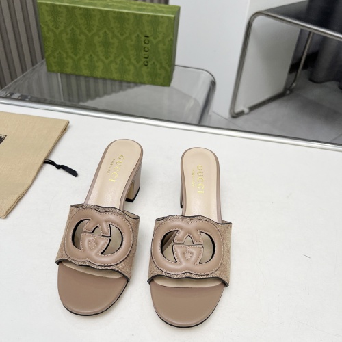 Replica Gucci Slippers For Women #1210406 $85.00 USD for Wholesale