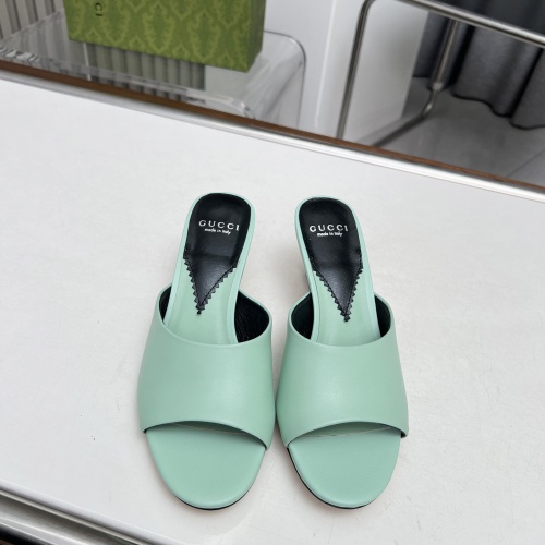 Replica Gucci Slippers For Women #1210410 $88.00 USD for Wholesale