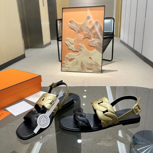 Replica Hermes Sandal For Women #1210429 $102.00 USD for Wholesale