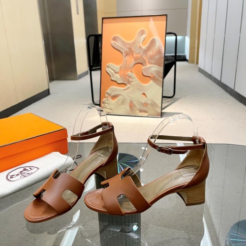 Replica Hermes Sandal For Women #1210431 $105.00 USD for Wholesale