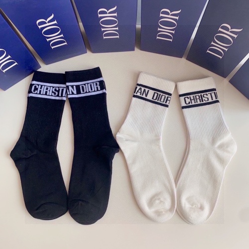 Replica Christian Dior Socks #1210449 $29.00 USD for Wholesale