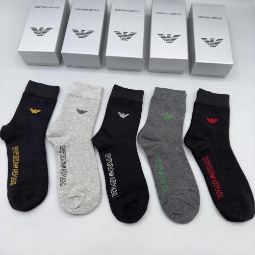 Wholesale Armani Socks #1210463 $29.00 USD, Wholesale Quality Replica Armani Socks