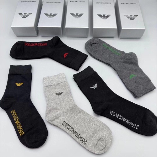 Replica Armani Socks #1210463 $29.00 USD for Wholesale