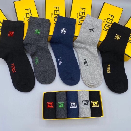 Wholesale Fendi Socks #1210465 $29.00 USD, Wholesale Quality Replica Fendi Socks