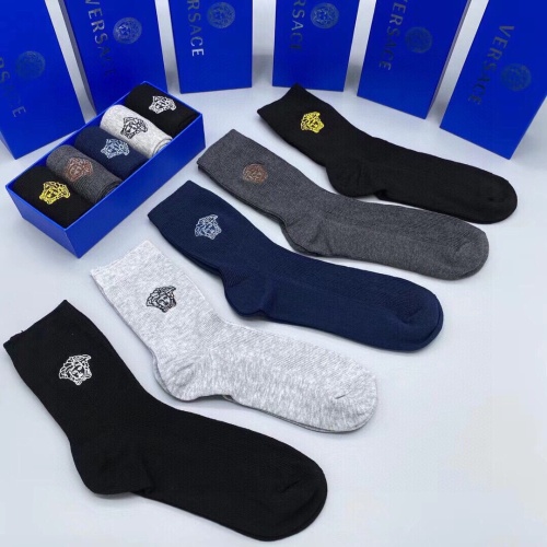 Replica Versace Socks #1210467 $29.00 USD for Wholesale