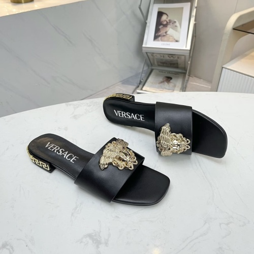 Replica Versace Slippers For Women #1210519 $80.00 USD for Wholesale