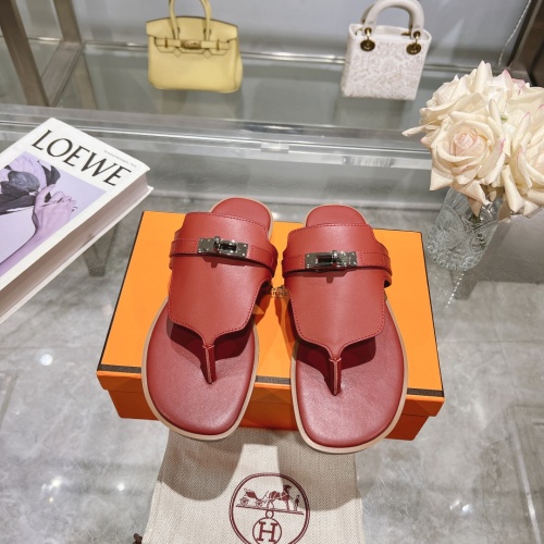 Wholesale Hermes Slippers For Women #1210536 $82.00 USD, Wholesale Quality Replica Hermes Slippers