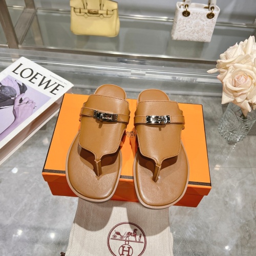 Wholesale Hermes Slippers For Women #1210537 $82.00 USD, Wholesale Quality Replica Hermes Slippers