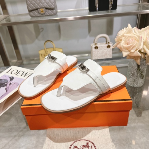 Replica Hermes Slippers For Women #1210538 $82.00 USD for Wholesale