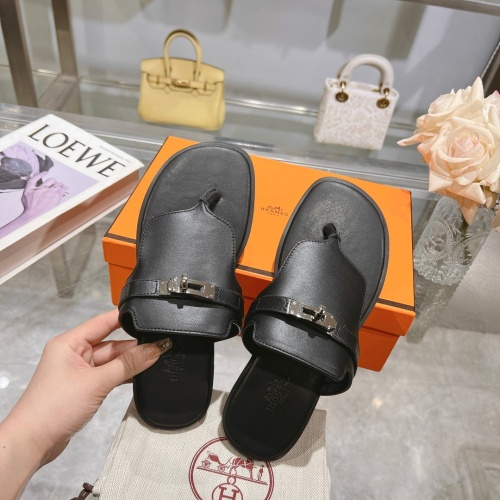 Replica Hermes Slippers For Women #1210563 $82.00 USD for Wholesale