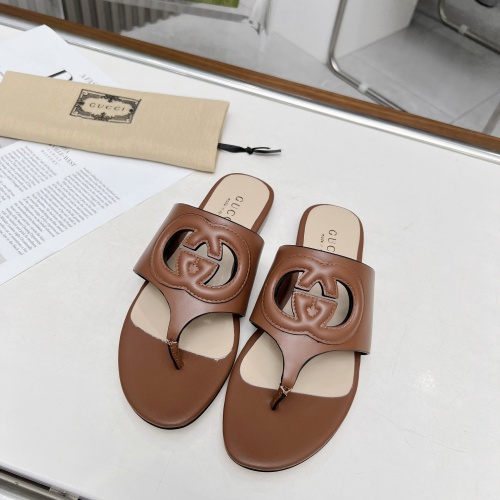 Replica Gucci Slippers For Women #1210584 $85.00 USD for Wholesale