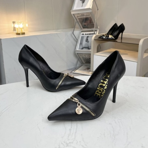 Replica Versace High-Heeled Shoes For Women #1210602 $82.00 USD for Wholesale