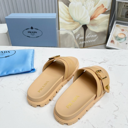 Replica Prada Slippers For Women #1210605 $85.00 USD for Wholesale