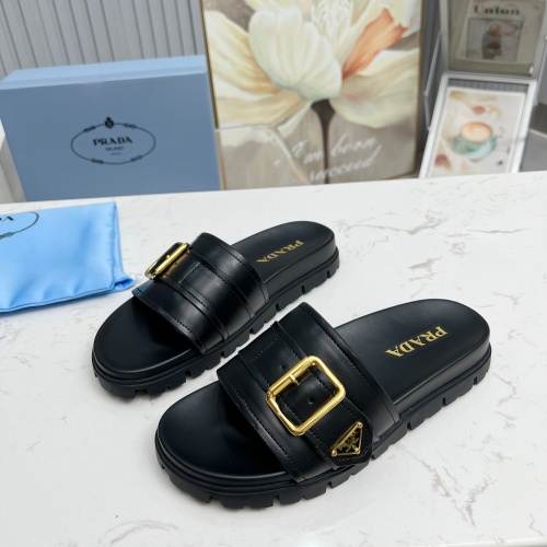 Wholesale Prada Slippers For Women #1210606 $85.00 USD, Wholesale Quality Replica Prada Slippers