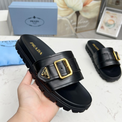 Replica Prada Slippers For Women #1210606 $85.00 USD for Wholesale