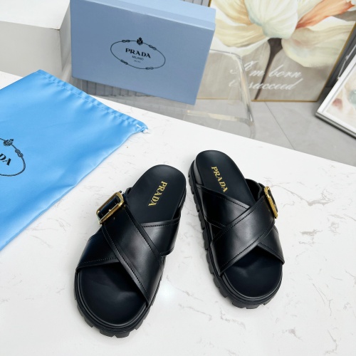 Replica Prada Slippers For Women #1210607 $85.00 USD for Wholesale