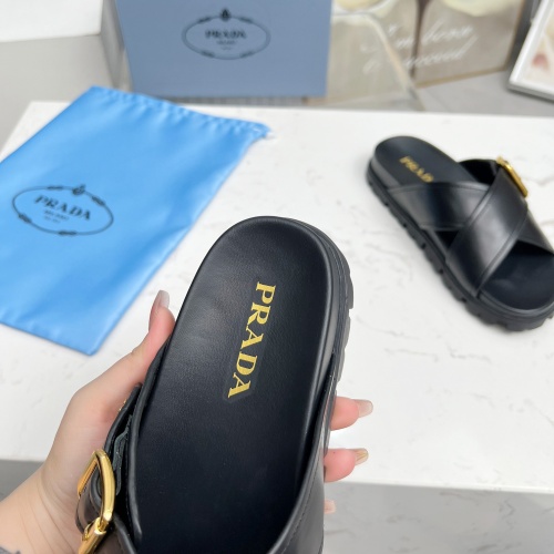 Replica Prada Slippers For Women #1210607 $85.00 USD for Wholesale