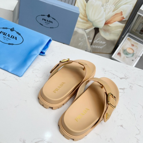 Replica Prada Slippers For Women #1210610 $85.00 USD for Wholesale