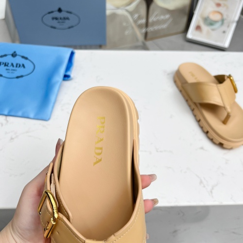 Replica Prada Slippers For Women #1210610 $85.00 USD for Wholesale