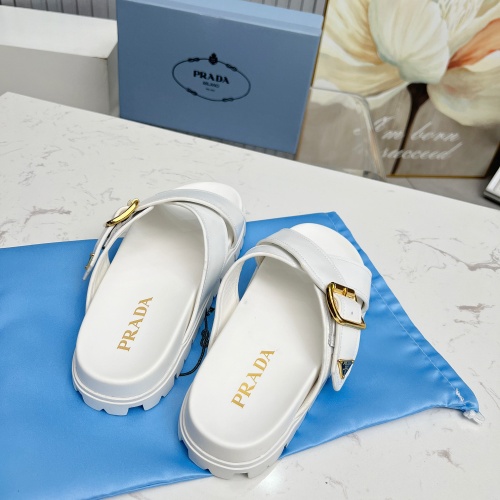 Replica Prada Slippers For Women #1210611 $85.00 USD for Wholesale