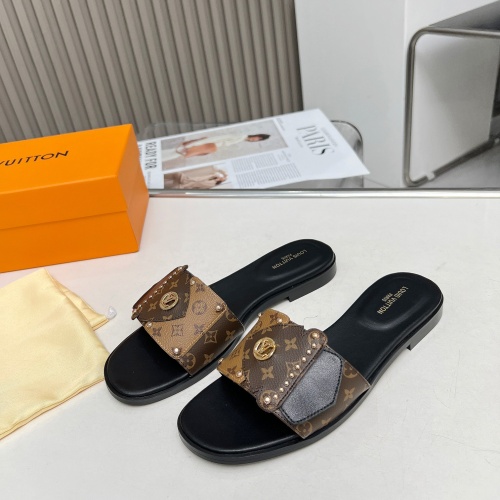 Replica Louis Vuitton Slippers For Women #1210645 $85.00 USD for Wholesale