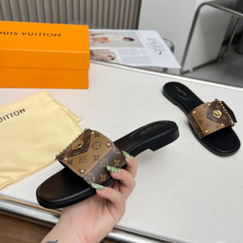 Replica Louis Vuitton Slippers For Women #1210645 $85.00 USD for Wholesale