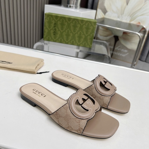 Replica Gucci Slippers For Women #1210650 $85.00 USD for Wholesale